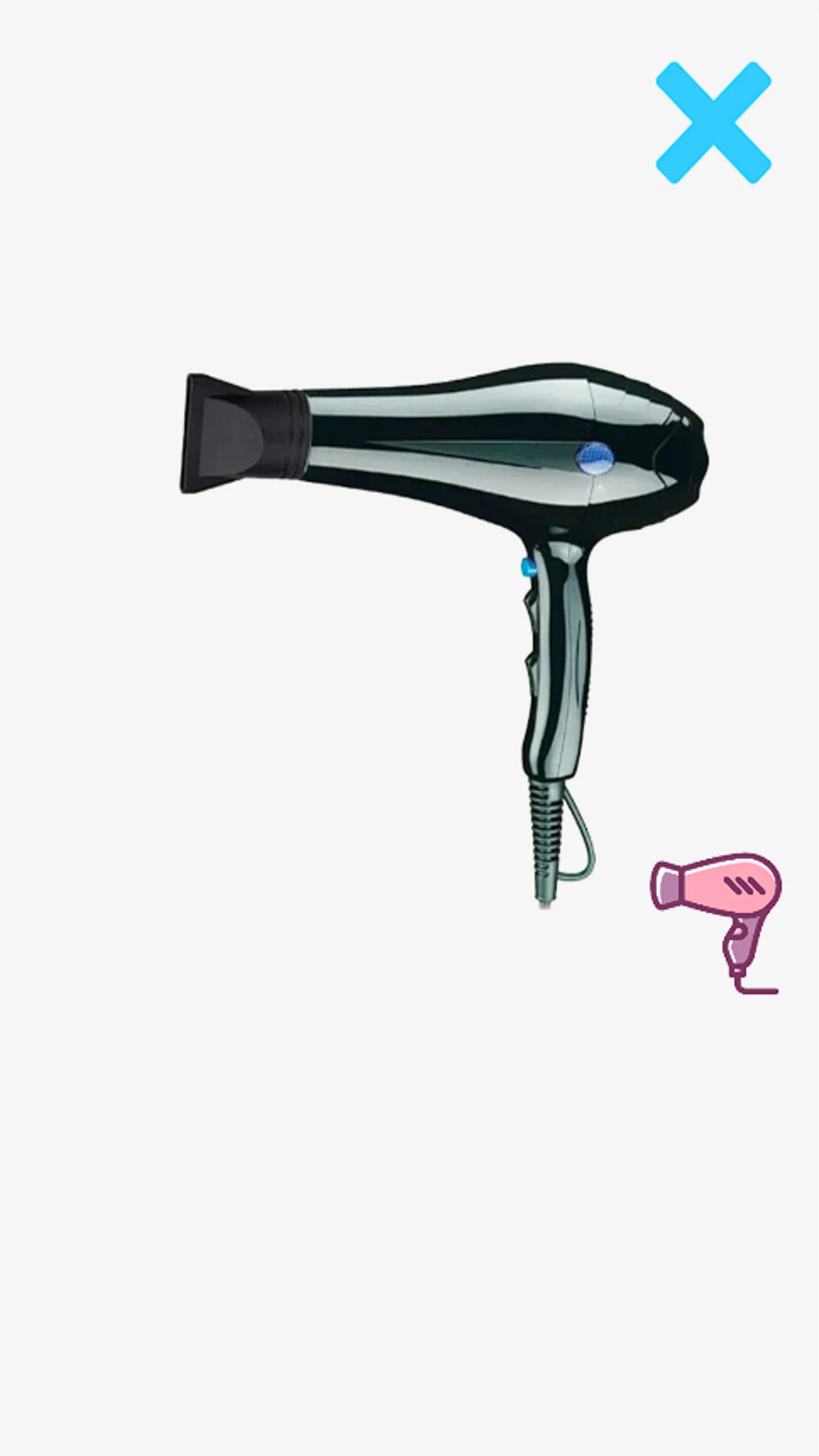 Hair dryer screenshot