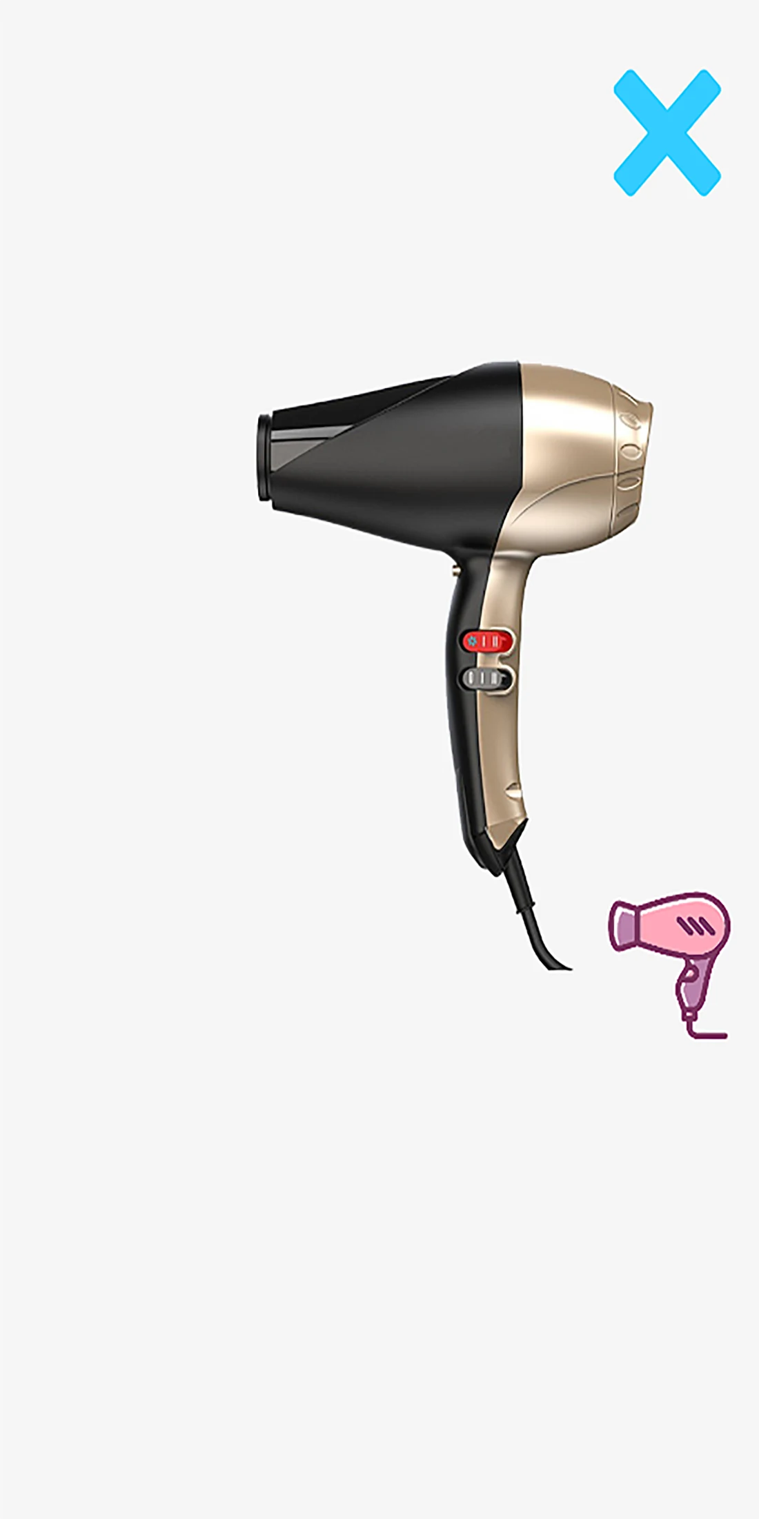 Hair dryer screenshot